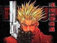 blondyn, pistolet, Trigun