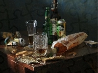 Piwo, Alkohol, Ryby, Butelki, Puszki, Suszone