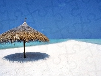 Parasol, Plaża, Morze