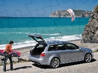 Plaża, Audi RS, Morze