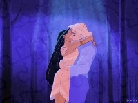 mężczyzna, Pocahontas, las