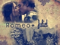Claire Danes, napisy, Romeo And Juliet, Leonardo DiCaprio, pocałunek