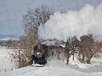 Para, Pociąg, Śnieg