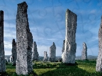 Skały, Pole, Niebo