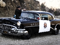 Buick, Zabytkowy, Policyjny, Policjant