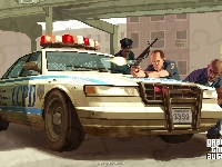 GTA IV, Samochód, Policyjny, Broń, Mężczyźni
