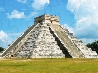 Półwysep, Piramida, Chichen Itza, Jukatan