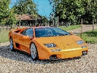 Lamborghini, Pomarańczowe, Diablo