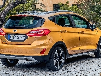 Tył, Ford Fiesta, Pomarańczowy