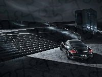 Schody, Porsche Cayman S, Czarny