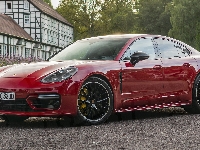 2020, Porsche Panamera GTS, Czerwone