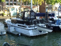 Motorówka, Port, Łódź, Dordrecht, Holandia