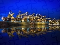 Port, Holandia, Rotterdam, Dźwigi