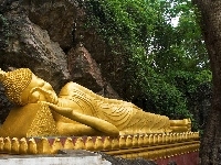 Posąg, Laos, Louangphrabang, Budda