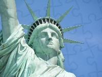 Posąg, Wyspa Liberty, Statua Wolności, Stany Zjednoczone, Nowy Jork