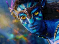Twarz, Avatar, Film, Postać, Zbliżenie, Neytiri