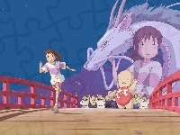 postacie, Spirited Away, most