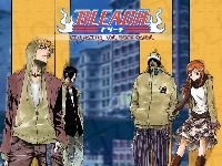 postacie, Bleach, miasto, napisy