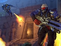 Postacie, Soldier 76, Gra, Overwatch, Pharah