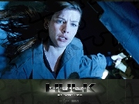 twarz, przerażenie, The Incredible Hulk, Liv Tyler, koszula