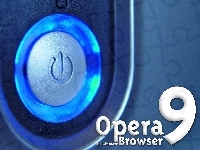 power, przycisk, Opera