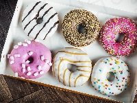 Pudełko, Donuty, Pączki