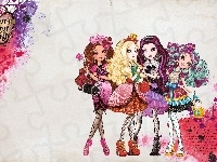 Raven Queen, Apple White, Briar Beauty, Madeline Hatter