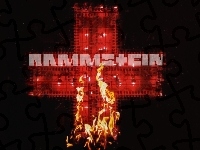 krzyż , Rammstein, płomień