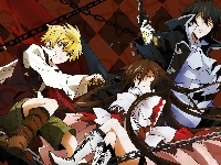 Raven, Alice, Pandora Hearts, Oz, Gilbert