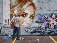 RBD, Anahi, Kobieta, Graffiti