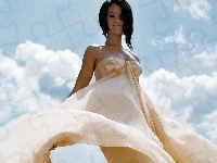 Złota, Rihanna, Sukienka
