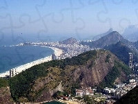 Rio de Janeiro, Plaża, Copacabanabeach, Brazylia