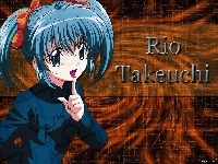 Rio Takeuchi, Spiral, niebieskie włosy