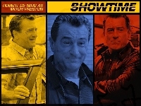 Robert De Niro, Showtime, kolory, napis