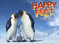 rodzinka, Tupot małych stóp, Happy Feet, pingwinów