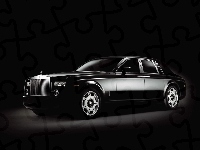 Elegancki, Rolls-Royce Phantom, Czarny