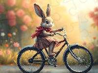 Rower, Sukienka, Królik