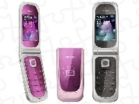 Różowa, Nokia 7020, Czarna