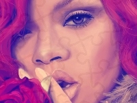 Różowe, Piosenkarka, Rihanna, Włosy