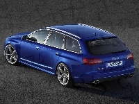 RS, Niebieskie, Audi A6, Kombi