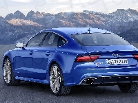 RS7, Audi, Niebieskie