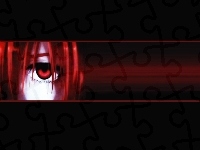 ruda, Elfen Lied, oko, twarz