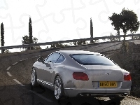 Rury, Tył, Bentley Continental GT, Wydechowe