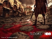 rynek, człowiek, Rome, Rzym, miecz