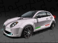 Rysunek, Alfa Romeo MiTo, Prototyp, Grafika