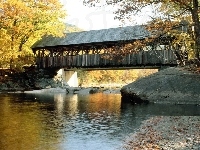 rzeczka, Drewniany Most, Jesień