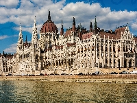 Budapeszt, Węgierski Parlament, Rzeka