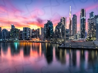 Dubaj, Drapacze chmur, Rzeka, Zjednoczone Emiraty Arabskie