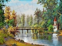 Most, Rzeka, Kapliczka