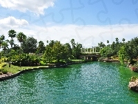 Most, Rzeka, Park